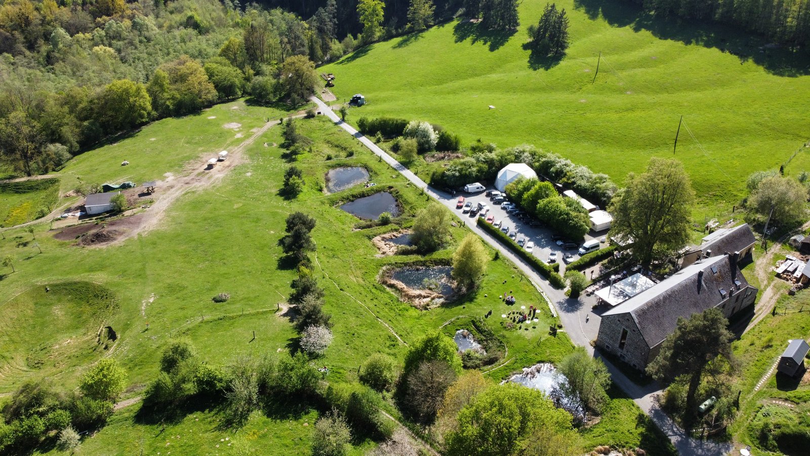 Les 4 Sources vus du ciel — 360° nature